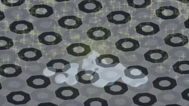 Lüks hareket projeleri için soyut tasarım stili animasyonu olan üst düzey dijital doku