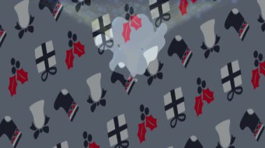 Organik desenli yüzey giriş stili video film sanatı ile soyut arkaplan tasarımı