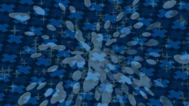 Soyut hareket desenli fütüristik video üretimi için dinamik dijital arkaplan