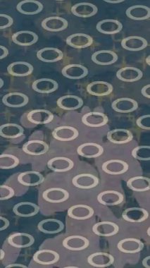 Benzersiz dijital animasyon tarzı grafikleri olan yaratıcı ortam tasarımı için yenilikçi hareket dokusu