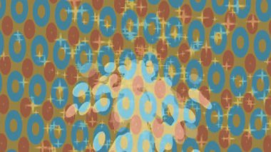 Organik desenli yüzey giriş stili video film sanatı ile soyut arkaplan tasarımı
