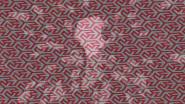 Benzersiz video giriş tasarımı projeleri için detaylı yüzey kalıbı film animasyon stili grafik girişi