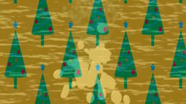 Benzersiz video giriş tasarımı projeleri için detaylı yüzey kalıbı film animasyon stili grafik girişi