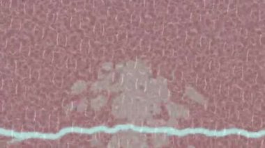 Benzersiz dijital animasyon tarzı grafikleri olan yaratıcı ortam tasarımı için yenilikçi hareket dokusu