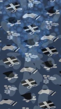 Benzersiz hareket dokusu tasarım sanatı ile profesyonel video düzenleme için modern soyut grafikler