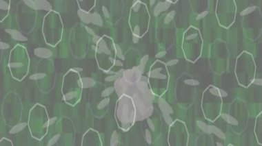 Benzersiz video giriş tasarımı projeleri için detaylı yüzey kalıbı film animasyon stili grafik girişi