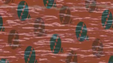 Lüks hareket projeleri için soyut tasarım stili animasyonu olan üst düzey dijital doku