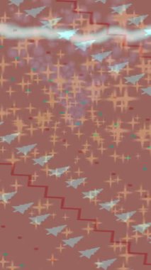 Organik desenli yüzey giriş stili video film sanatı ile soyut arkaplan tasarımı