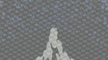 Organik desenli yüzey giriş stili video film sanatı ile soyut arkaplan tasarımı