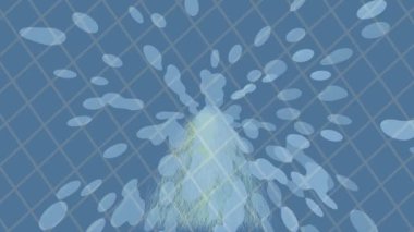 Soyut hareket desenli fütüristik video üretimi için dinamik dijital arkaplan