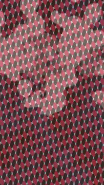 Soyut hareket desenli fütüristik video üretimi için dinamik dijital arkaplan