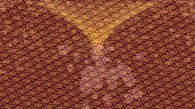 Benzersiz hareket grafikleri tasarım sanatına sahip yaratıcı film üretimi için özet bir arkaplan