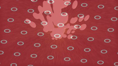 Dijital doku yüzey tasarım biçimi ile modern video animasyonu için gelişmiş hareket grafikleri