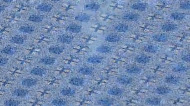 Soyut hareket desenli fütüristik video üretimi için dinamik dijital arkaplan