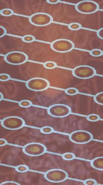 Benzersiz dijital animasyon tarzı grafikleri olan yaratıcı ortam tasarımı için yenilikçi hareket dokusu