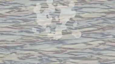 Dijital doku yüzey tasarım biçimi ile modern video animasyonu için gelişmiş hareket grafikleri