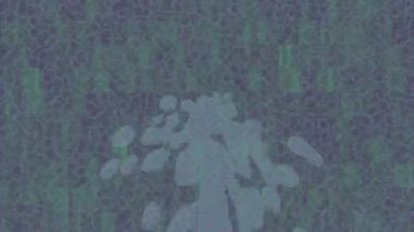 Lüks hareket projeleri için soyut tasarım stili animasyonu olan üst düzey dijital doku