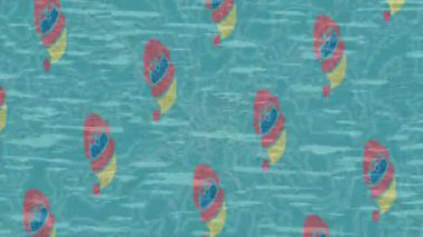 Organik desenli yüzey giriş stili video film sanatı ile soyut arkaplan tasarımı