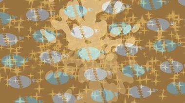 Soyut hareket desenli fütüristik video üretimi için dinamik dijital arkaplan