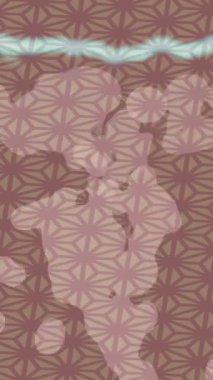 Yaratıcı video düzenleme film arkaplan tasarımı için minimalist organik hareket grafikleri