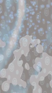 Soyut hareket desenli fütüristik video üretimi için dinamik dijital arkaplan