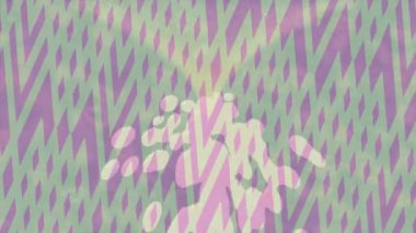 Dijital doku yüzey tasarım biçimi ile modern video animasyonu için gelişmiş hareket grafikleri