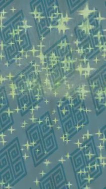 Soyut hareket desenli fütüristik video üretimi için dinamik dijital arkaplan