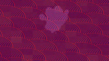 Benzersiz video giriş tasarımı projeleri için detaylı yüzey kalıbı film animasyon stili grafik girişi