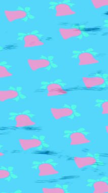 Dijital doku yüzey tasarım biçimi ile modern video animasyonu için gelişmiş hareket grafikleri