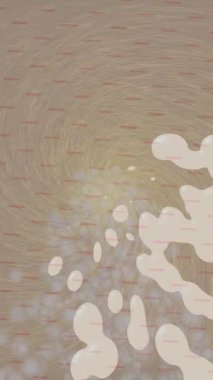 Dijital doku yüzey tasarım biçimi ile modern video animasyonu için gelişmiş hareket grafikleri