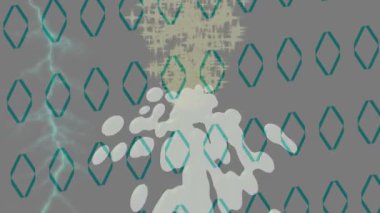 Benzersiz hareket grafikleri tasarım sanatına sahip yaratıcı film üretimi için özet bir arkaplan