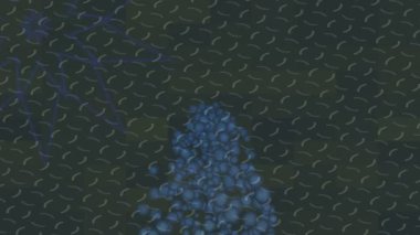 Benzersiz video giriş tasarımı projeleri için detaylı yüzey kalıbı film animasyon stili grafik girişi