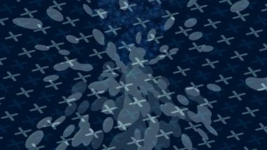 Modern medya üretimi için fütüristik dijital soyut doku sinematik tarz hareketli grafik ögesi