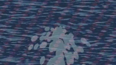 Benzersiz video giriş tasarımı projeleri için detaylı yüzey kalıbı film animasyon stili grafik girişi