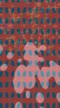 Benzersiz dijital animasyon tarzı grafikleri olan yaratıcı ortam tasarımı için yenilikçi hareket dokusu