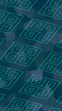 Benzersiz dijital animasyon tarzı grafikleri olan yaratıcı ortam tasarımı için yenilikçi hareket dokusu