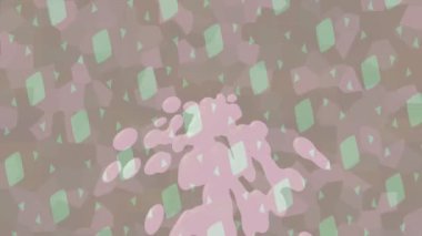 Lüks hareket projeleri için soyut tasarım stili animasyonu olan üst düzey dijital doku