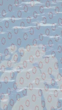 Modern medya üretimi için fütüristik dijital soyut doku sinematik tarz hareketli grafik ögesi