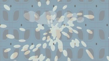 Benzersiz hareket grafikleri tasarım sanatına sahip yaratıcı film üretimi için özet bir arkaplan