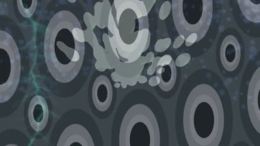 Benzersiz dijital animasyon tarzı grafikleri olan yaratıcı ortam tasarımı için yenilikçi hareket dokusu