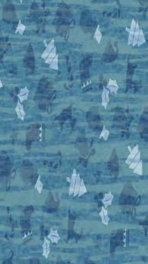 Benzersiz hareket dokusu tasarım sanatı ile profesyonel video düzenleme için modern soyut grafikler