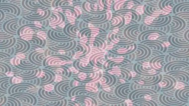 Dijital doku yüzey tasarım biçimi ile modern video animasyonu için gelişmiş hareket grafikleri