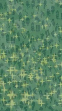 Benzersiz video giriş tasarımı projeleri için detaylı yüzey kalıbı film animasyon stili grafik girişi