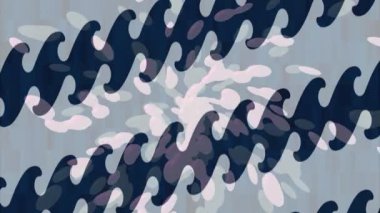 Soyut hareket desenli fütüristik video üretimi için dinamik dijital arkaplan