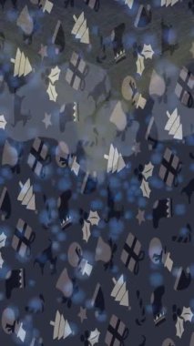 Dijital doku yüzey tasarım biçimi ile modern video animasyonu için gelişmiş hareket grafikleri