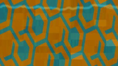 Soyut hareket desenli fütüristik video üretimi için dinamik dijital arkaplan