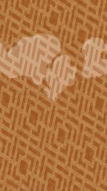 Benzersiz video giriş tasarımı projeleri için detaylı yüzey kalıbı film animasyon stili grafik girişi