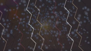 Lüks hareket projeleri için soyut tasarım stili animasyonu olan üst düzey dijital doku