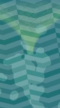 Benzersiz video giriş tasarımı projeleri için detaylı yüzey kalıbı film animasyon stili grafik girişi