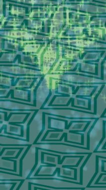 Benzersiz dijital animasyon tarzı grafikleri olan yaratıcı ortam tasarımı için yenilikçi hareket dokusu